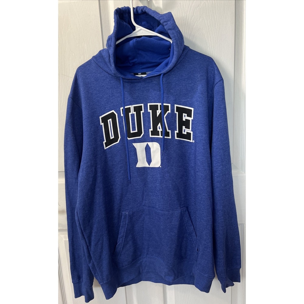 Duke Hoodie Blue Devils‎ Mens Size Large Spell Out Colosseum